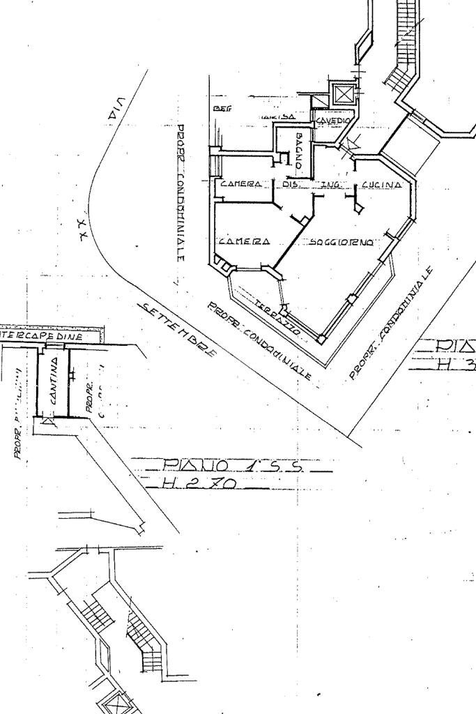 Quadrilocale Via XX Settembre, Sarzana - planimetria 1