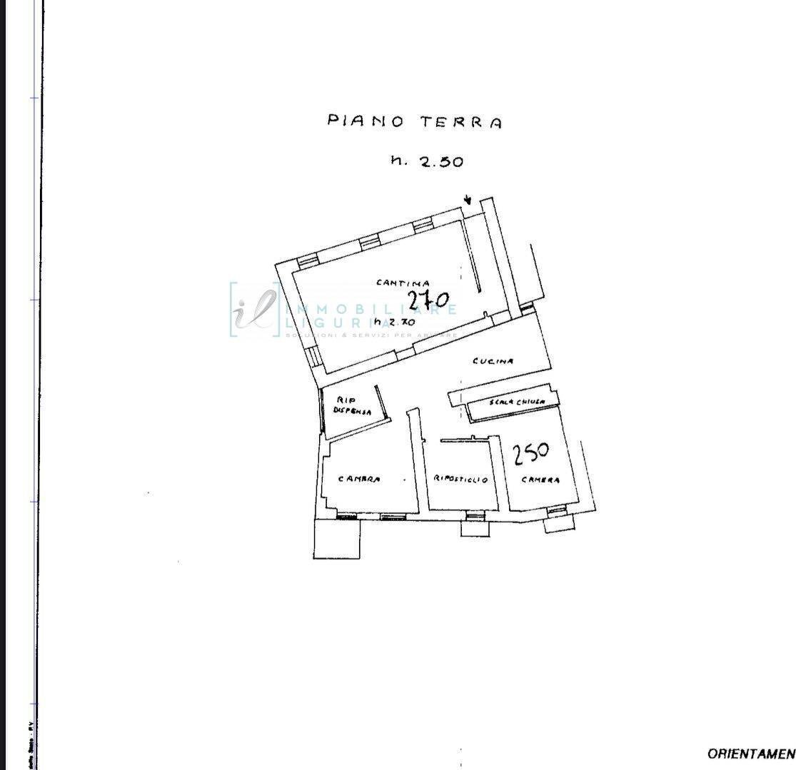 Foto 30 - Rustico Pieve di Teco - planimetria 1