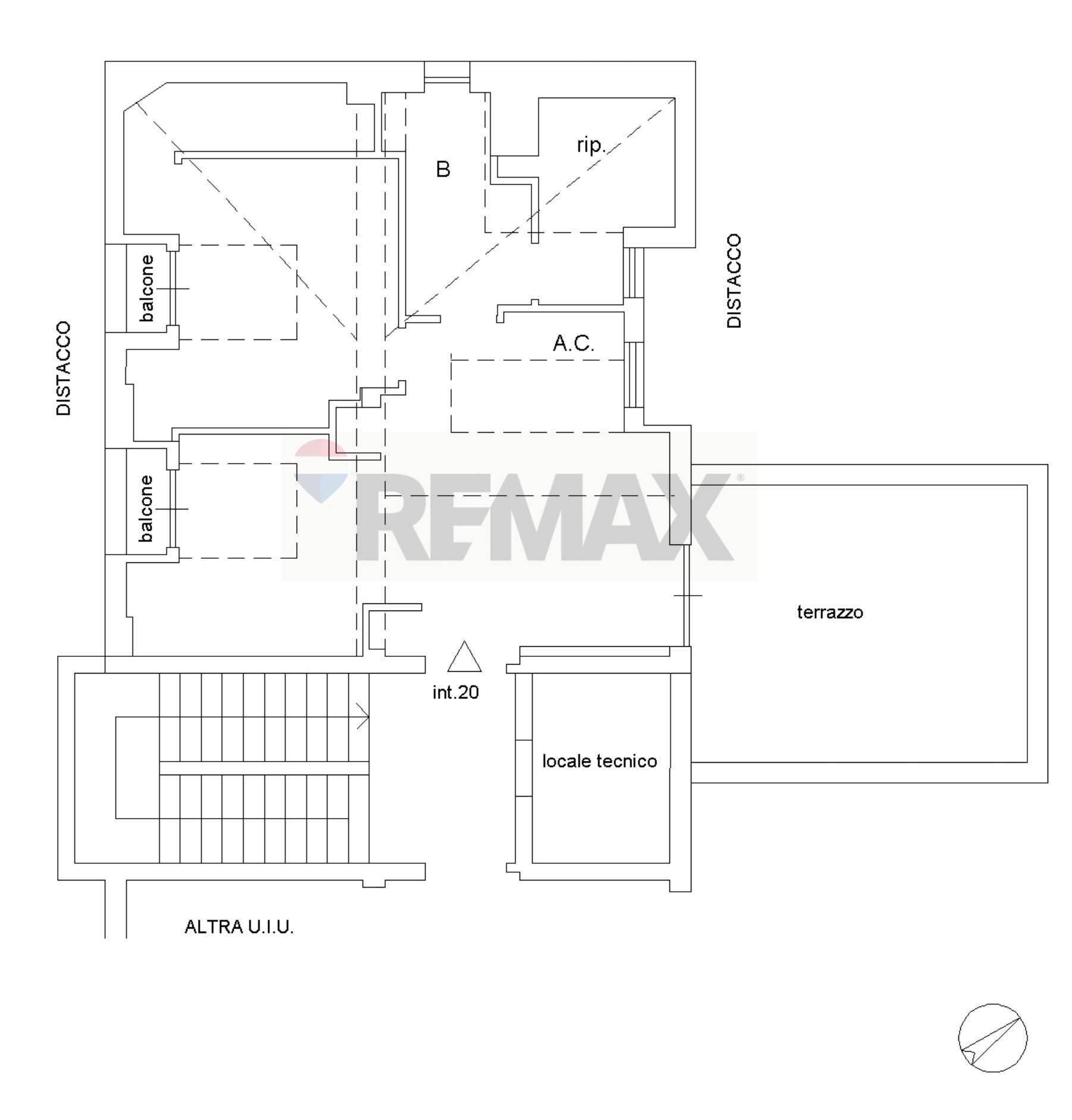 Pianta 2D - Attico Via Mariano D'amelio
 
43, Roma - planimetria 1
