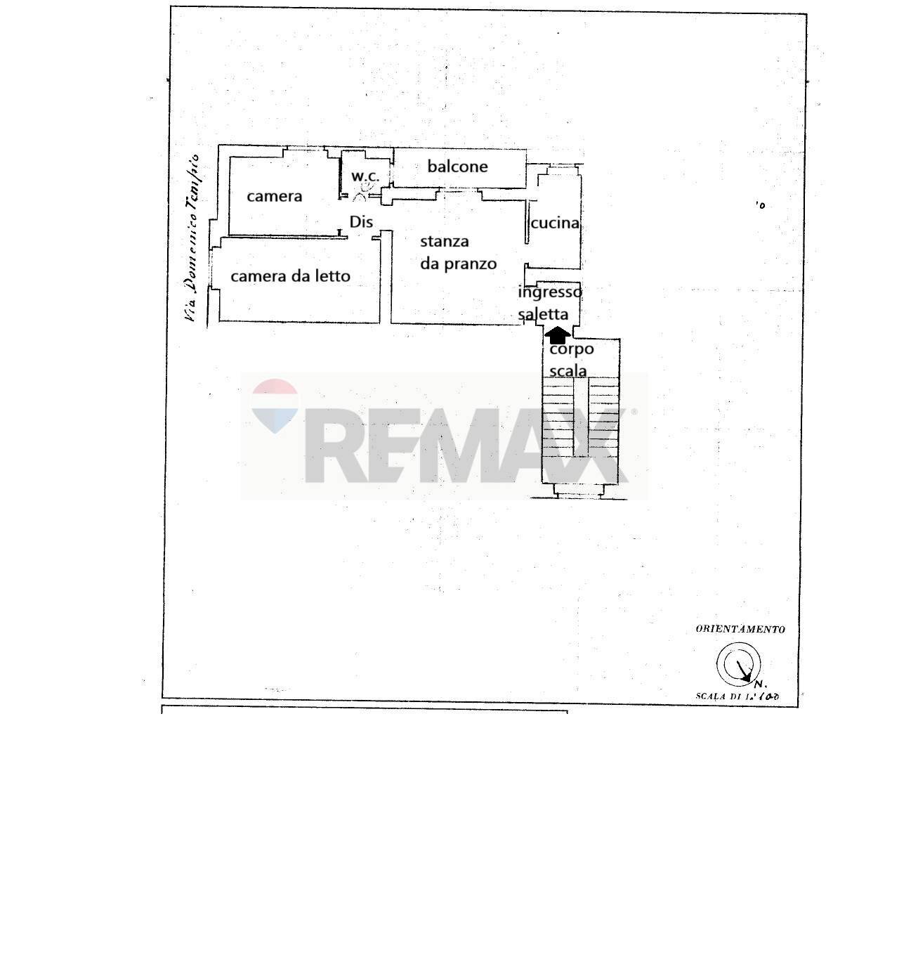 Pianta 2D - Appartamento Via Domenico Tempio
 
30, Catania - planimetria 1