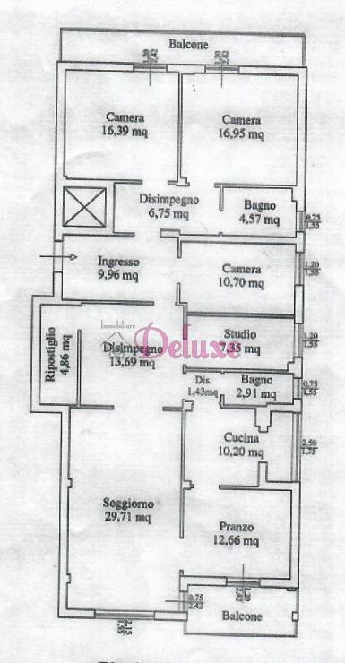 Foto 30 - Appartamento via Diomede Pantaleoni, Macerata - planimetria 1