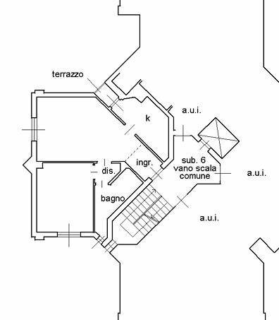Foto 15 - Bilocale VIA BORGO PALAZZO
 
125, Bergamo - planimetria 1