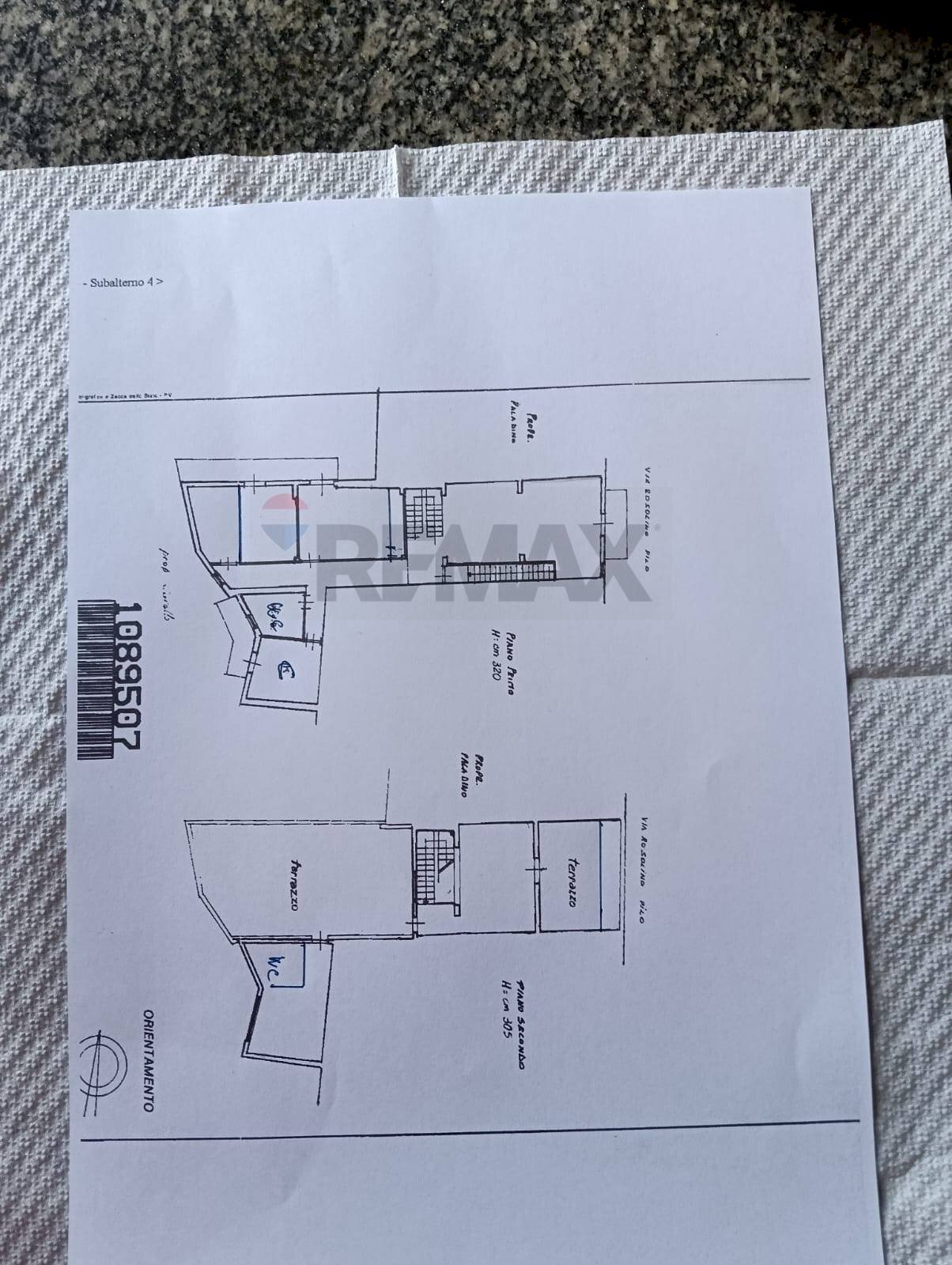 Pianta 2D - Independent house via Rosolino Pilo
 
89, Carini - floor plans 1
