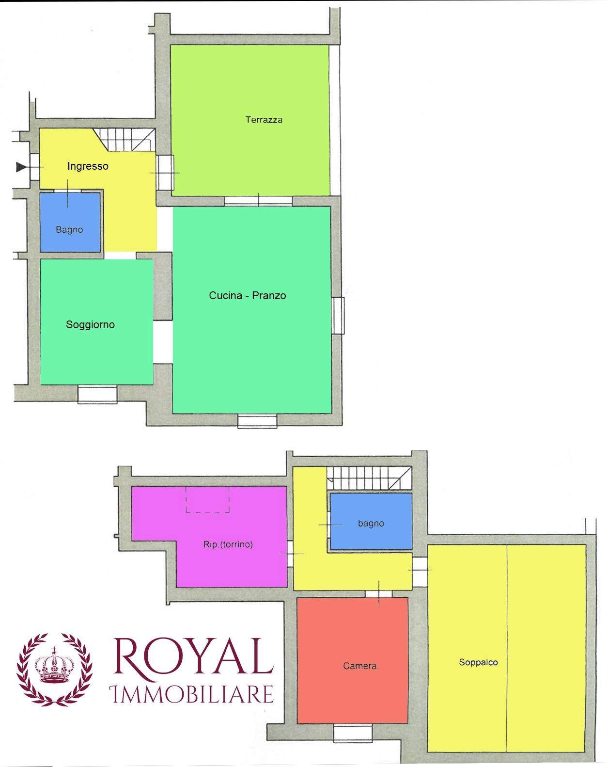 Foto 37 - Three-room apartment Via Fonte Della Puzzolente, Livorno - floor plans 1