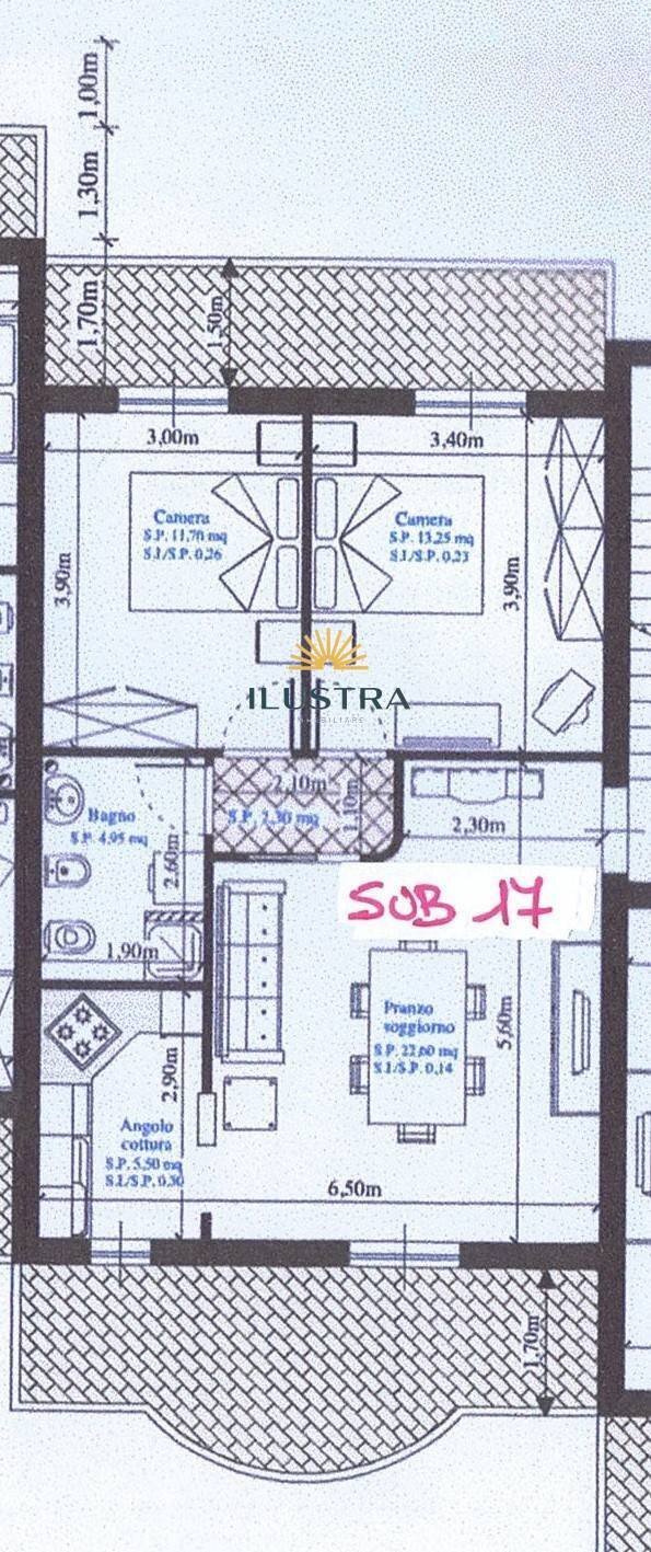 Foto 10 - Trilocale VIA SAN MARTINO
 
96, Colonnella - planimetria 1