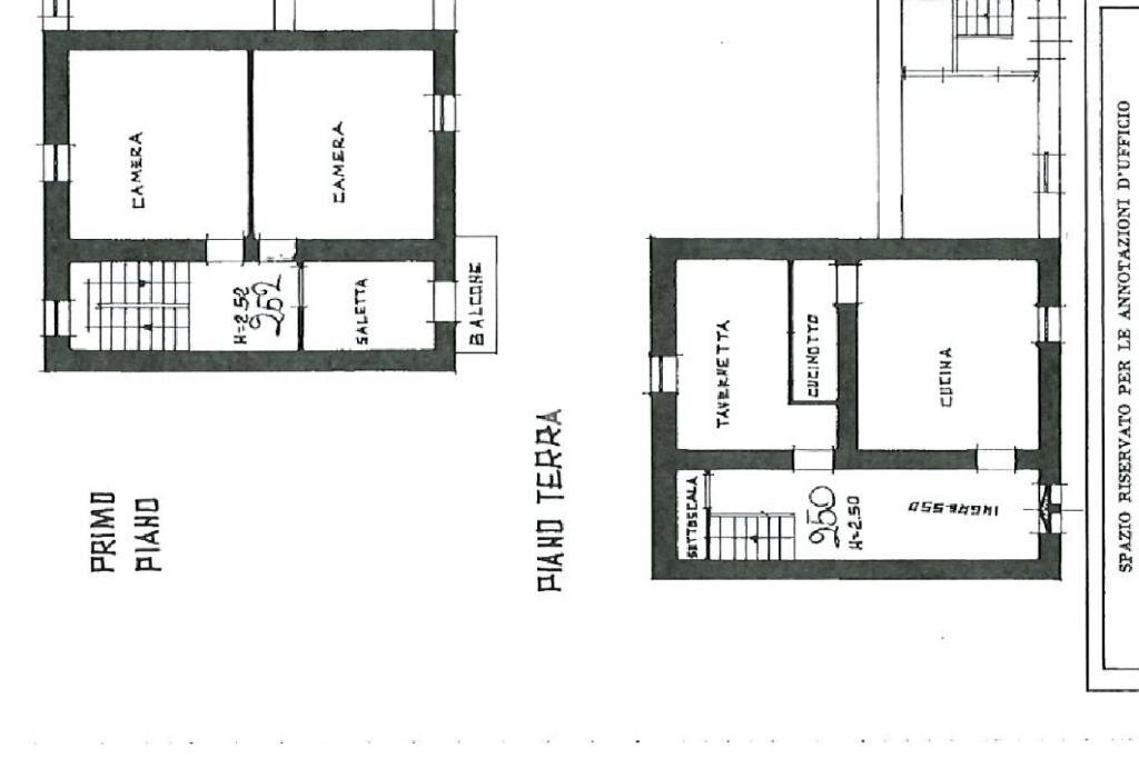 Casa semi indipendente Via Campagna, Pavullo nel Frignano - planimetria 1