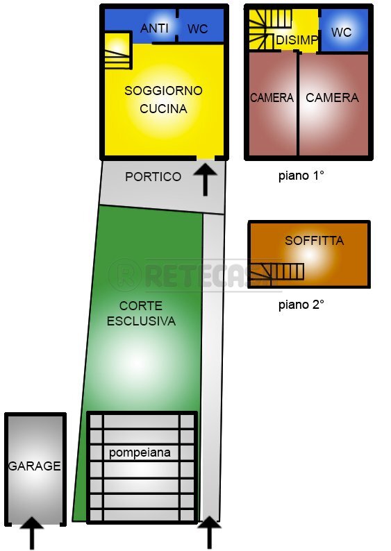 PIANTINA.jpg - Townhouse Via Valdiezza 30, Sovizzo - floor plans 1