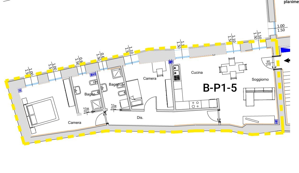 B5P1.png - Trilocale via mazzini 10, Langhirano - foto 2