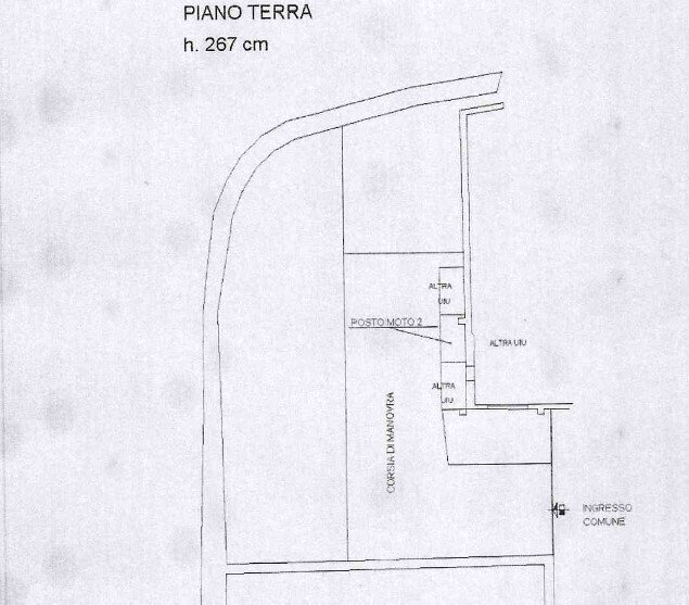 1.jpg - Parking space at auction Via Nicola Fabrizi 88, Genova (neighborhood Quarto) - floor plans 1