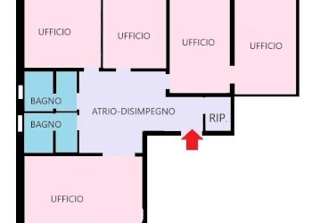 planimetria - Ufficio Bologna (zona Croce Coperta) - foto 25