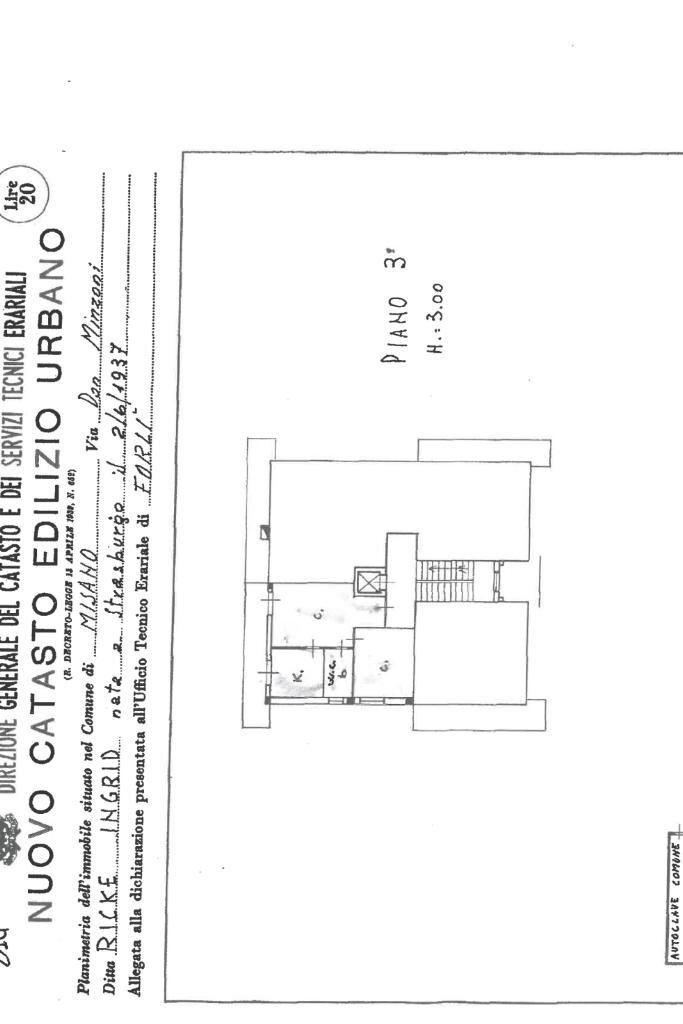 Three-room apartment Via Don Minzoni, Misano Adriatico - floor plans 1