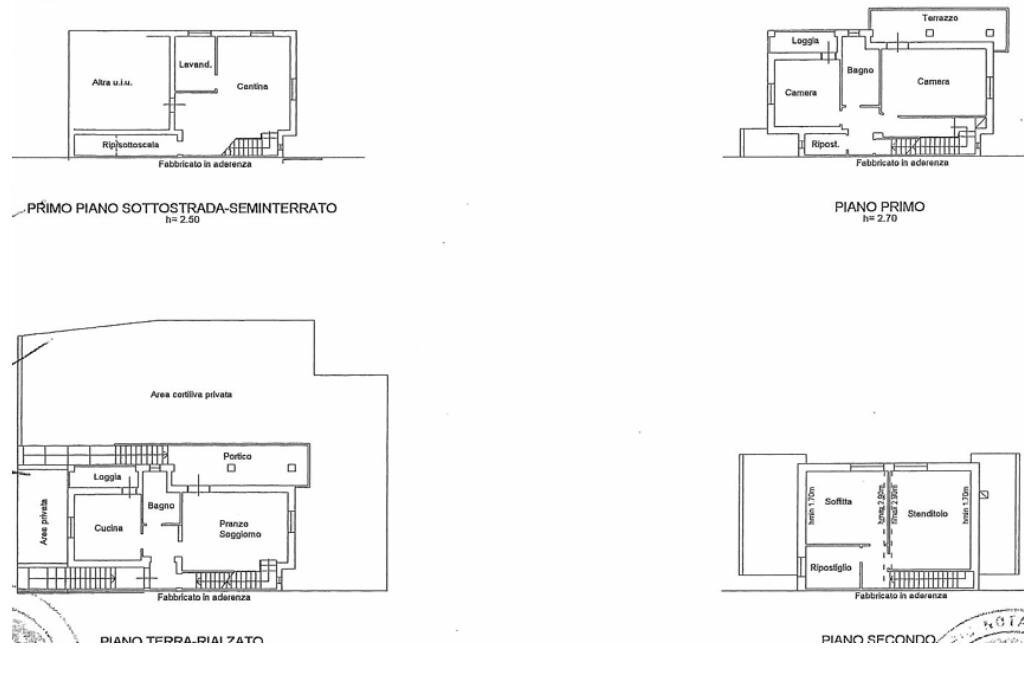 Villa a Schiera Villa Abbinata Via Luciano Romagnoli, Reggio nell'Emilia - planimetria 1