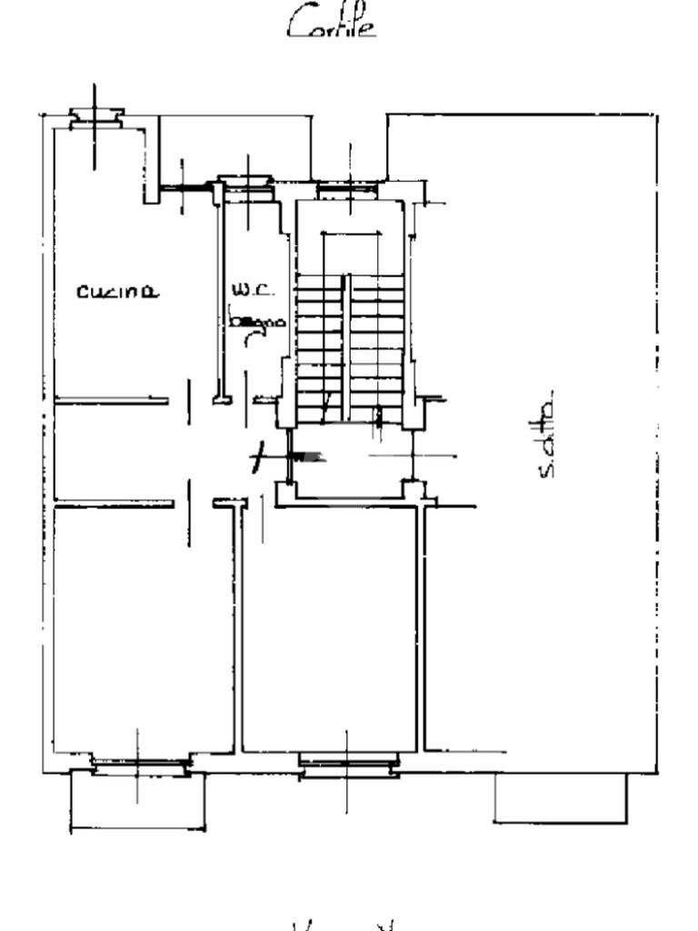 Trilocale Via nigra, Torino (zona Borgo Vittoria) - planimetria 1