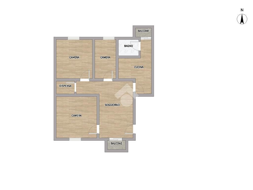 Appartamento Via Celesia, Genova (zona Rivarolo) - planimetria 1