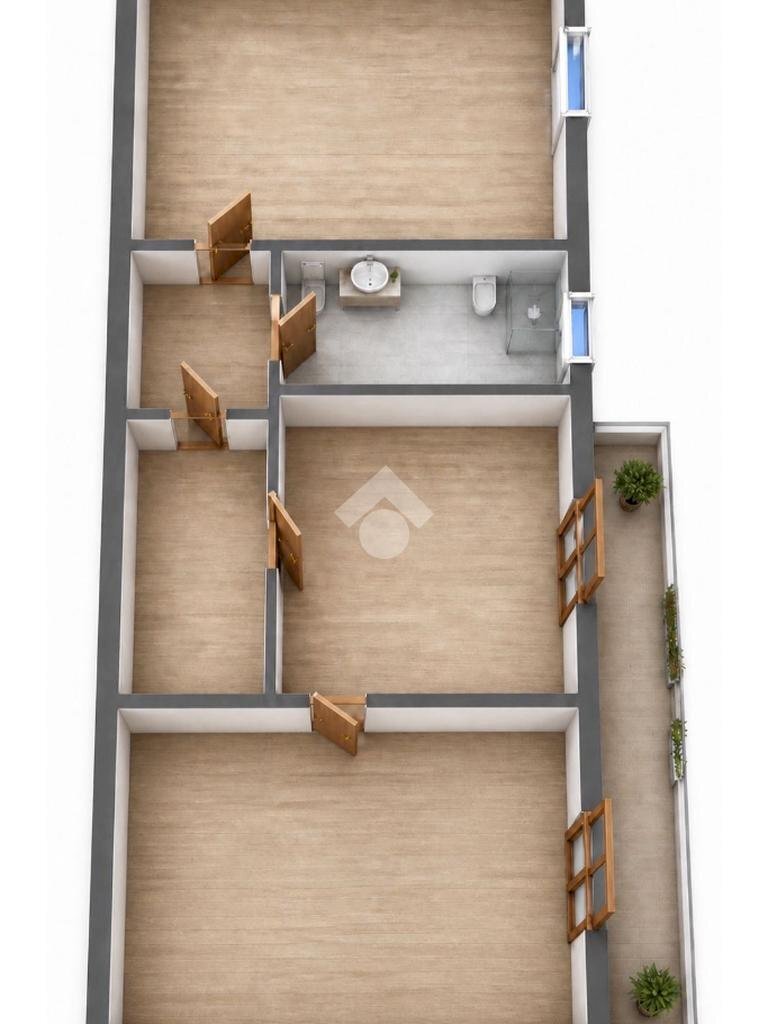 Two-room apartment Via Decio Raggi, Forlì - floor plans 1