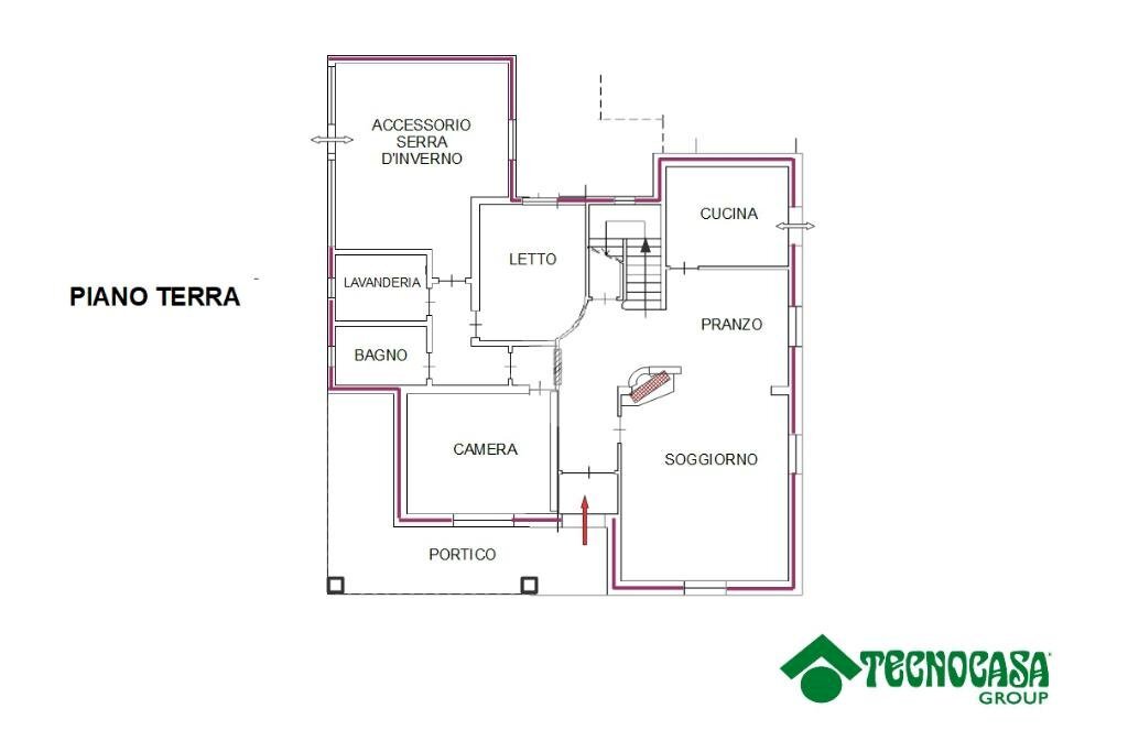 Villa Via Umberto Terracini, Parma (neighborhood Montebello) - floor plans 1