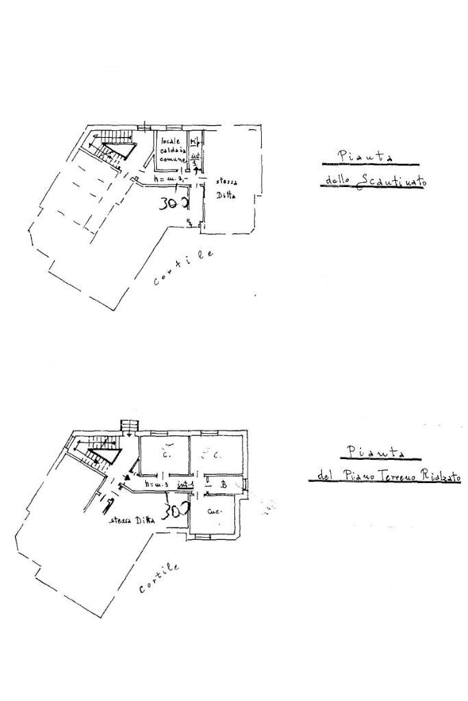 Three-room apartment Via Faiteria, Valenza - floor plans 1