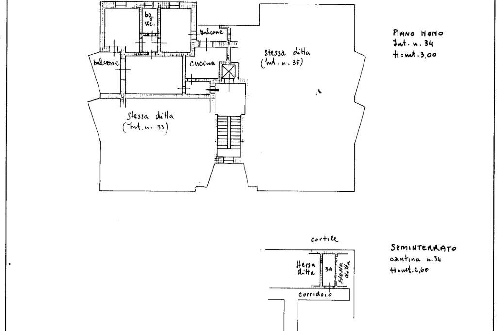 Quadrilocale Via Trossi, Verrone - planimetria 1