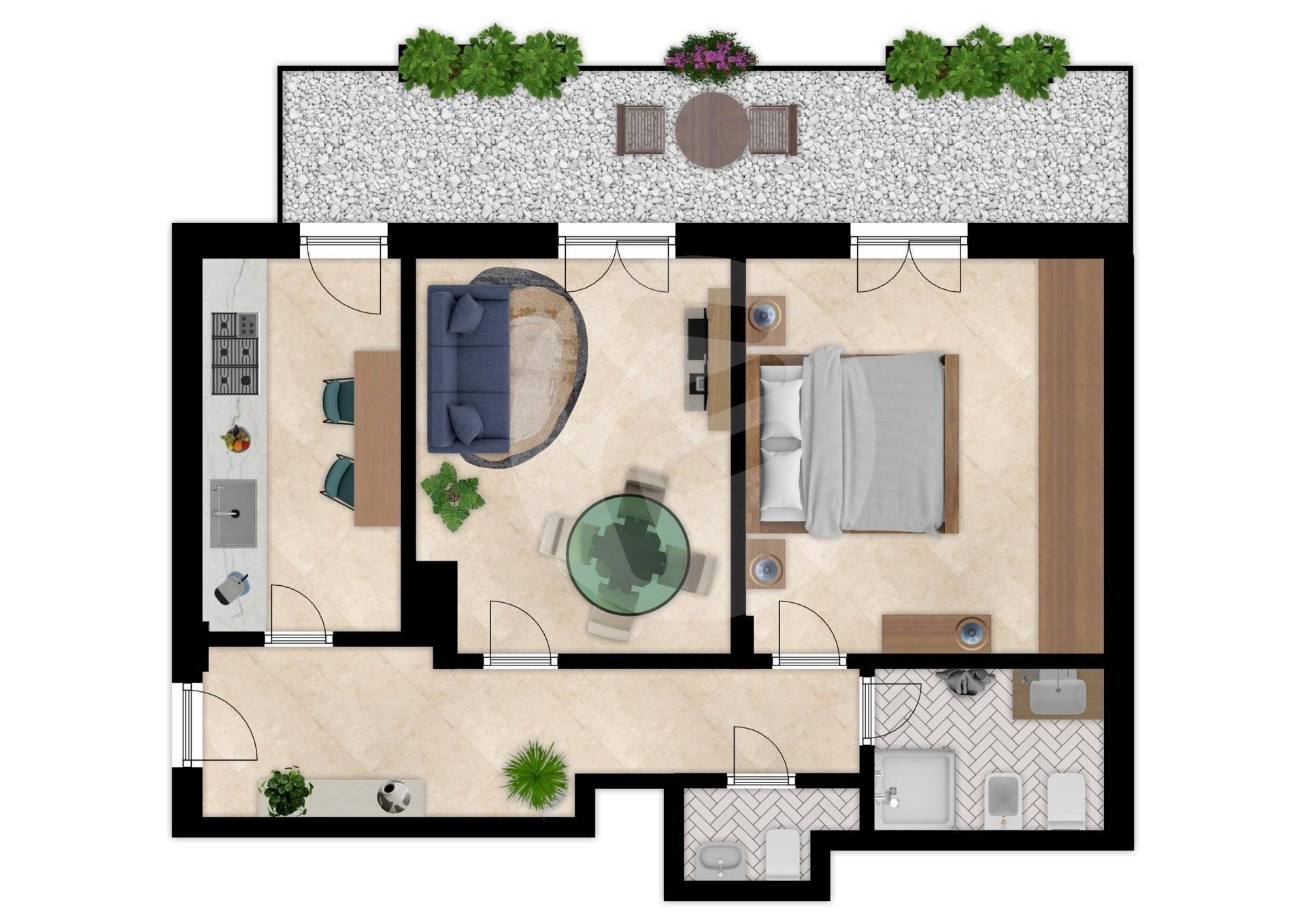 Foto 18 - Trilocale via loreto
 
27, Alassio - planimetria 1