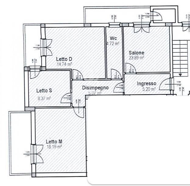 Foto 22 - Trilocale Via Moncalieri
 
1, Brindisi - planimetria 1