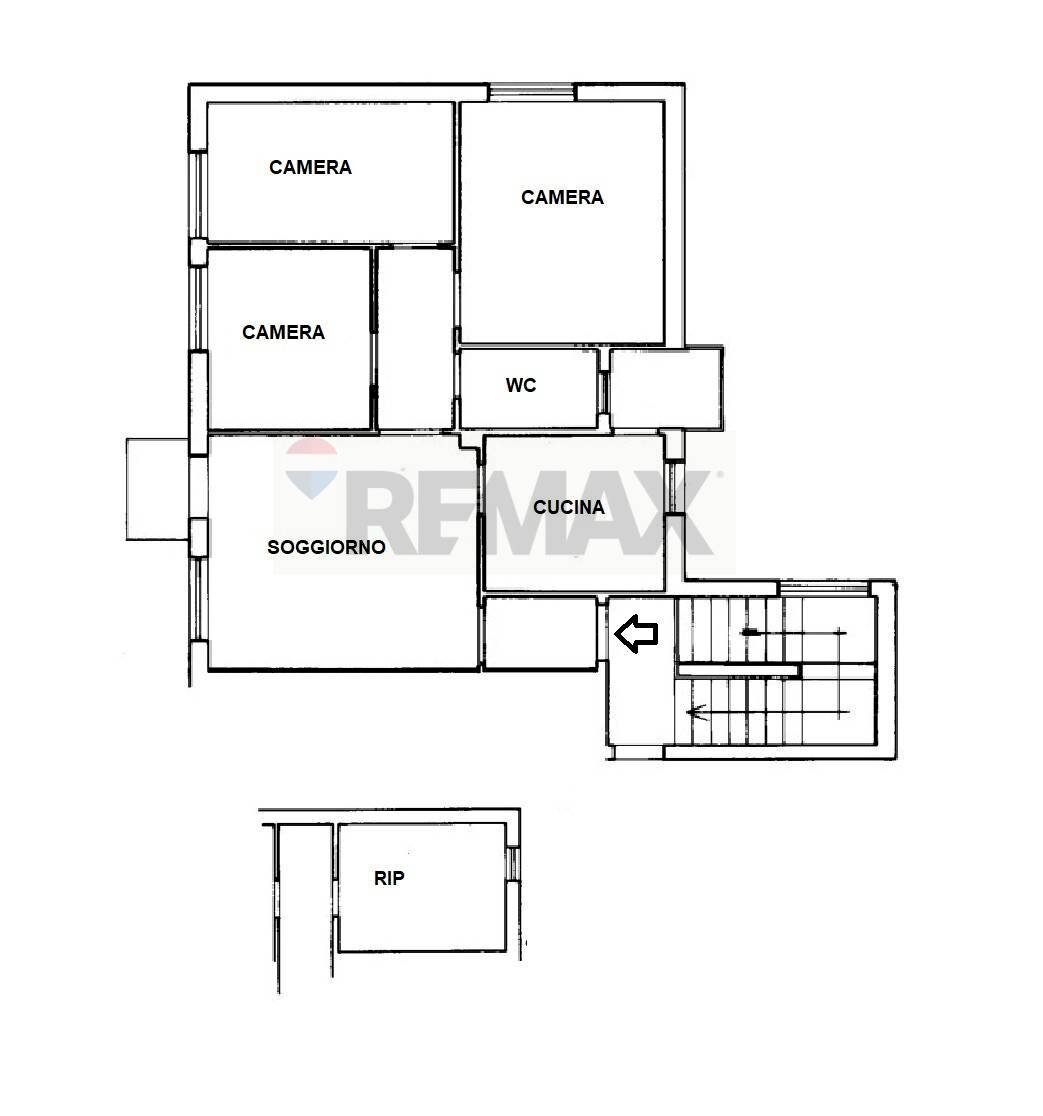 Pianta 2D - Appartamento Matera - planimetria 1