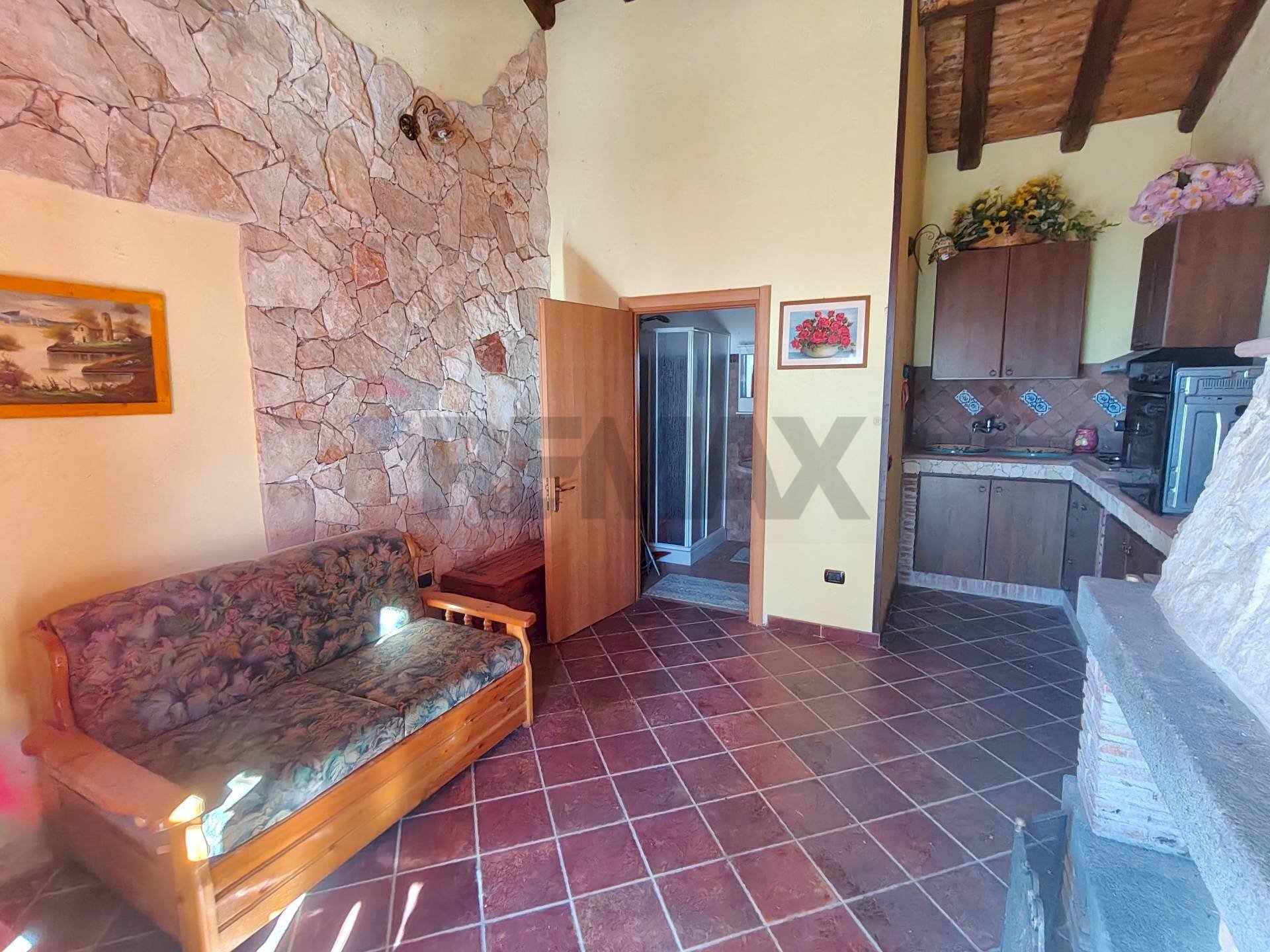 Soggiorno - Baita Via Madonna Dellenevi, Nicolosi - foto 1