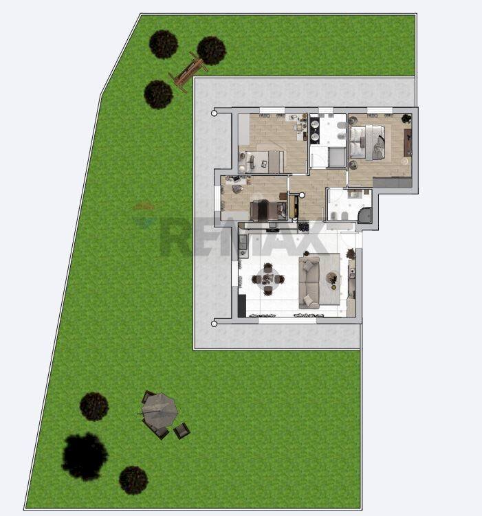 Pianta 2D - Quadrilocale Via Beato Angelico
 
4, Besana in Brianza - planimetria 1