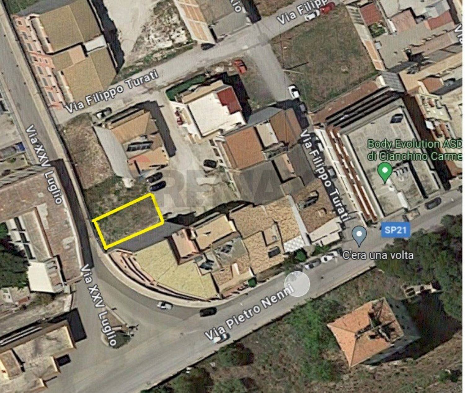 Posizione della mappa - Terreno edificabile Via XXV Luglio, Pachino - planimetria 1