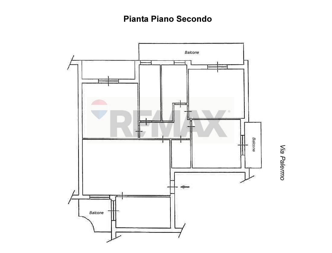 Pianta 2D - Apartment Via Palermo
 
59, Pachino - floor plans 1