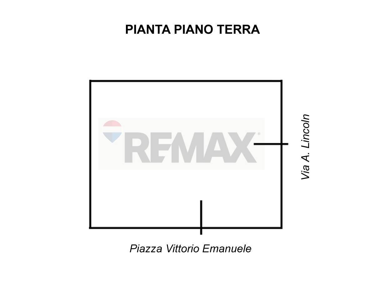 Pianta 2D - Attività Commerciale Piazza Vittorio Emanuele
 
63, Pachino - planimetria 1