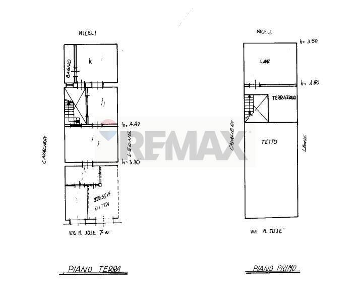 Pianta 2D - Casa indipendente Via Maria Josè
 
7, Canicattini Bagni - planimetria 1