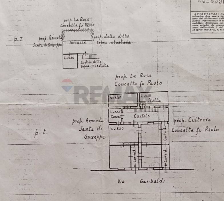 Pianta 2D - Independent house via Garibaldi
 
18-20, Canicattini Bagni - floor plans 1