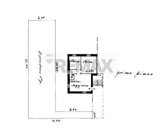 Pianta 2D - Quadrilocale via calabria
 
12, Siracusa - planimetria 1