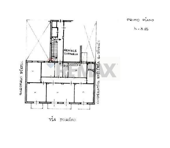 Pianta 2D - Appartamento VIA TORINO
 
98, Siracusa - planimetria 1