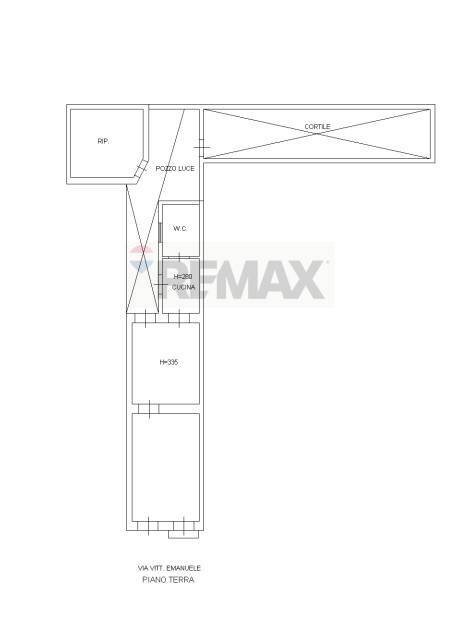 Pianta 2D - Casa indipendente via Vittorio Emanuele III
 
461, Canicattini Bagni - planimetria 1