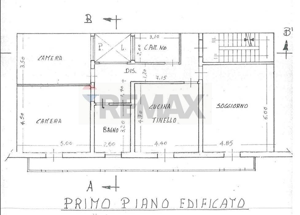 Pianta 2D - Appartamento Via Mascagni
 
3, Rosolini - planimetria 1