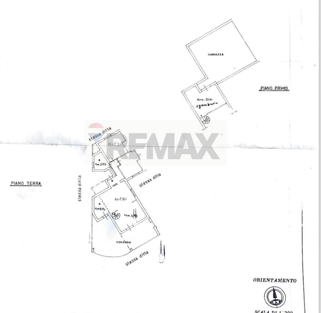 Pianta 2D - Villa Siracusa - planimetria 1