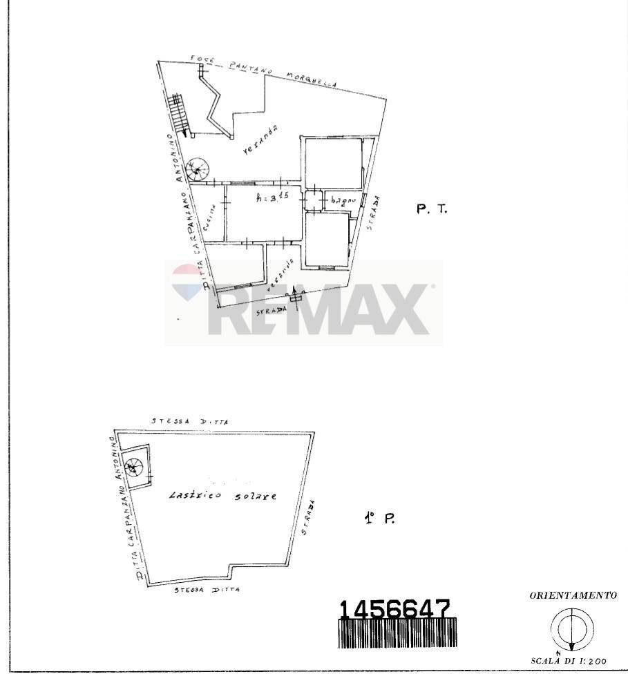Pianta 2D - Villa contrada Morghella, Pachino - floor plans 1