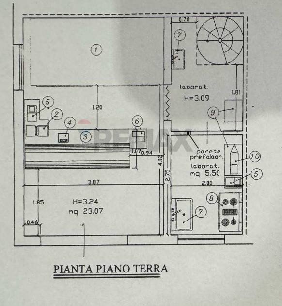 Pianta 2D - Negozio Via Maddalena
 
55, Rosolini - planimetria 1