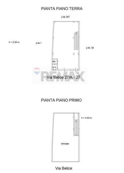 Pianta 2D - Box Via Belice
 
27, Pachino - planimetria 1