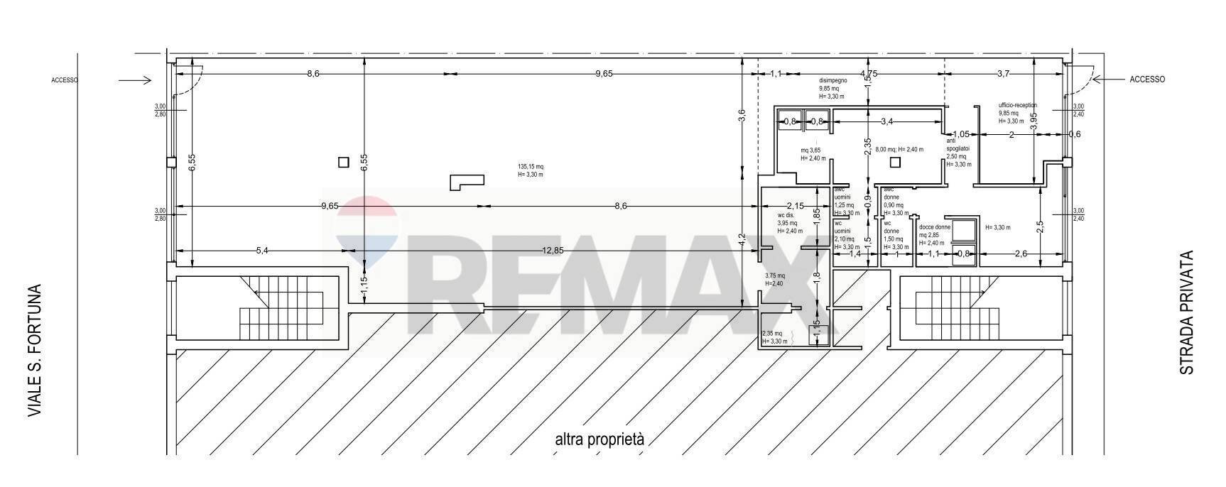 Pianta 2D - Locale Commerciale Viale Sebastiano Fortuna
 
53, Pachino - planimetria 1
