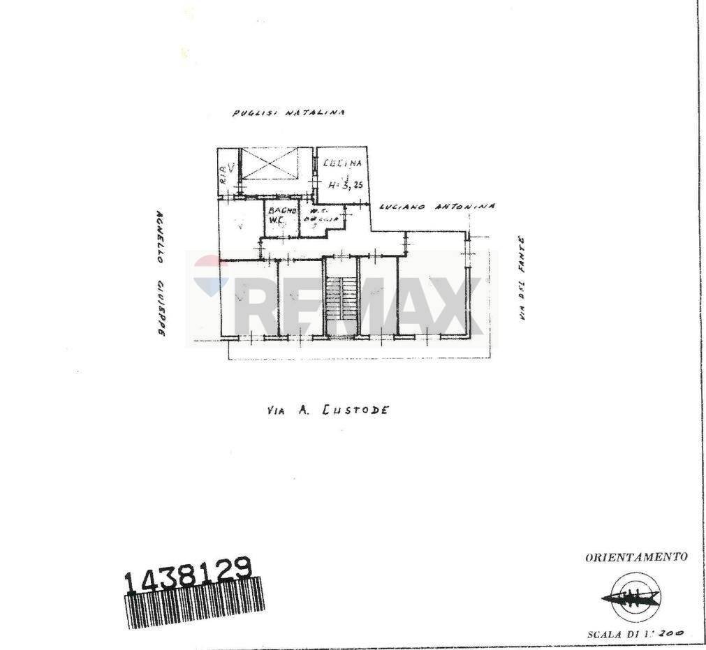 Pianta 2D - Appartamento via dell'angelo custode
 
20, Priolo Gargallo - planimetria 1