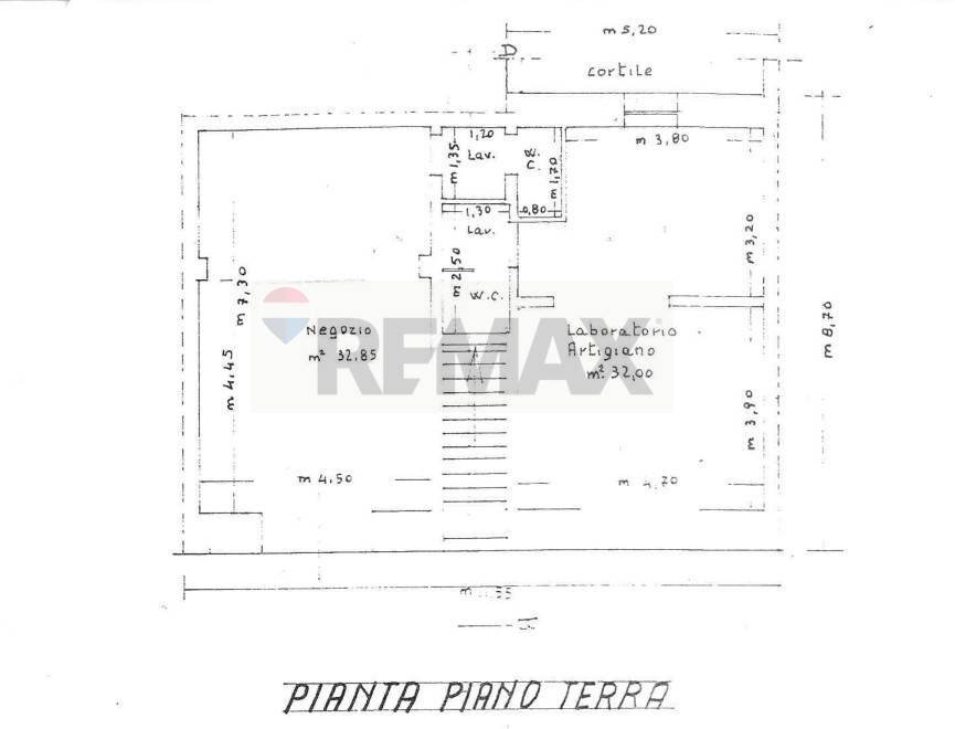 Pianta 2D - Locale Commerciale Via Marsala
 
24, Pachino - planimetria 1