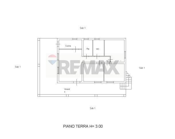 Pianta 2D - Villa via isola samar, Siracusa - floor plans 1