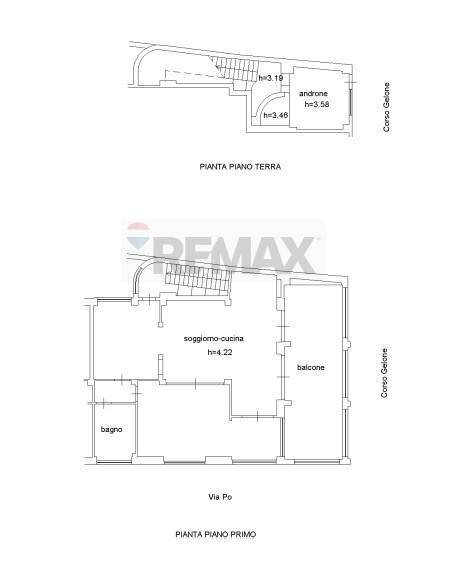 Pianta 2D - Apartment corso gelone
 
95, Siracusa - floor plans 1