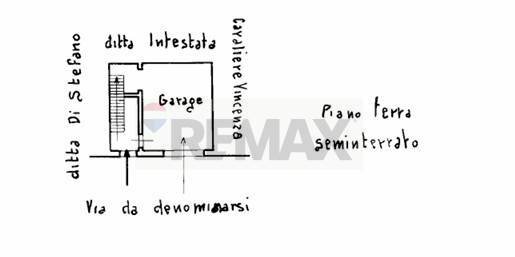 Plan garage - Casa indipendente via G.E. Rizzo
 
14, Melilli - planimetria 1