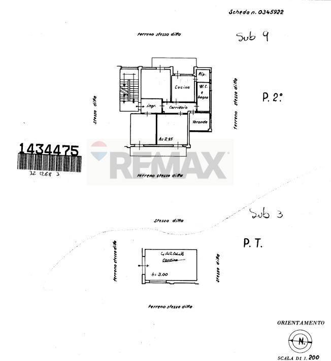 Pianta 2D - Apartment VIA ALCIBIADE
 
25, Siracusa - floor plans 1