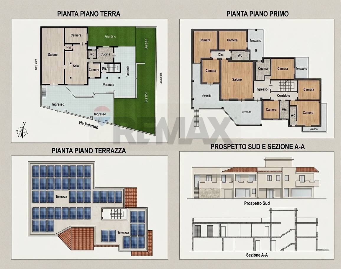 Pianta 2D - Villa Via Palermo
 
41, Pachino - planimetria 1