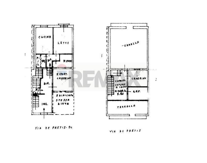 Pianta 2D - Casa indipendente Via De Pretis
 
94, Pachino - planimetria 1