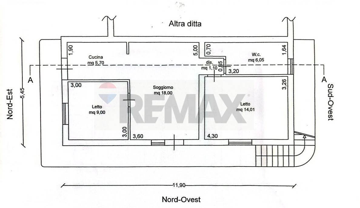 Pianta 2D - Villa San Lorenzo - V Strada
 
22, Noto - planimetria 1